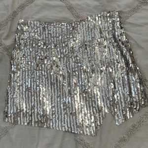 Free People Sequin skirt